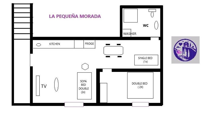 La Pequena Morada Lejlighed Arcos de la Frontera Eksteriør billede